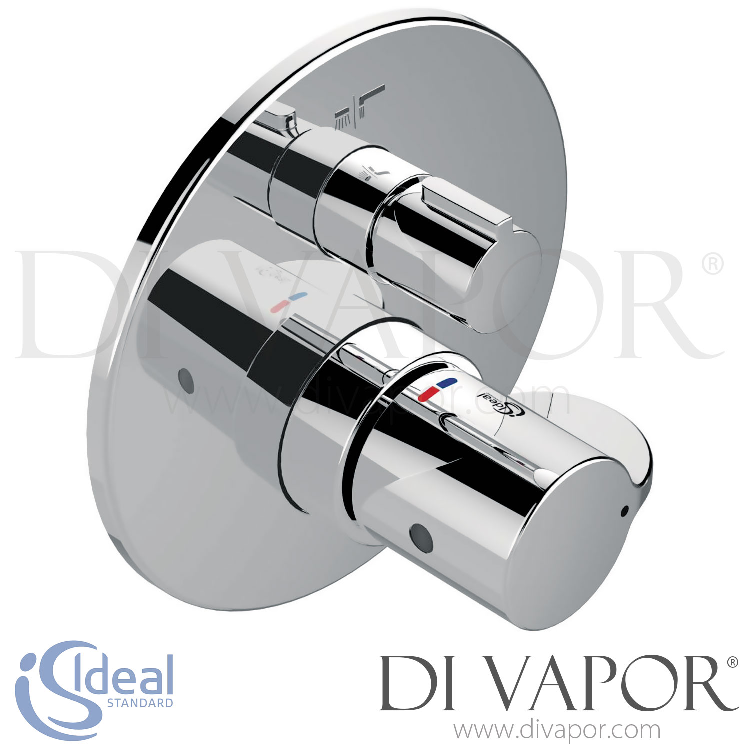 Ideal Standard CeraPlus 2 Concealed Thermostatic Bath & Shower Mixer